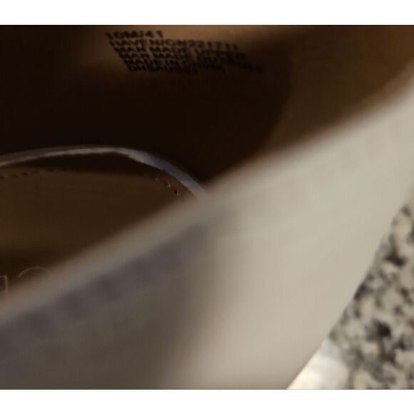 BCBGeneration Silver and White Pointed-Toe Heels with Metallic Trim - Picture 10 of 11